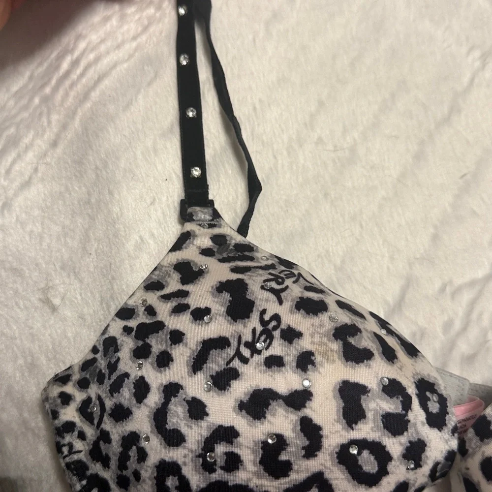 Very sexy limited edition Leopard Print Push-Up Bra gently used - Picture 4 of 5